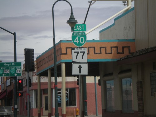 AZ-77 North/US-180 West at BL-40