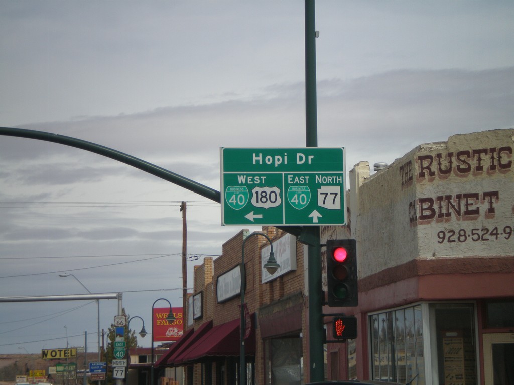 US-180 West/AZ-77 North at BL-40