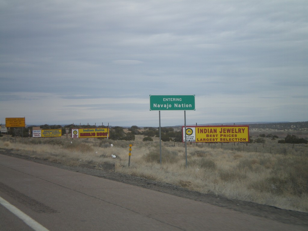 I-40 East - Entering Navajo Nation