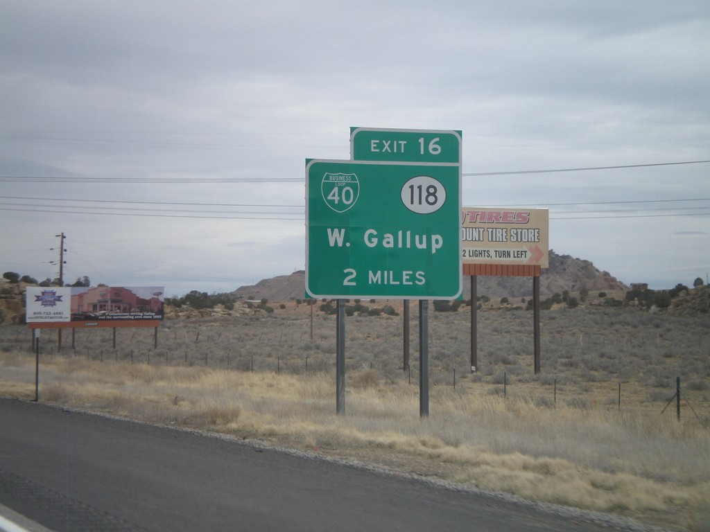 I-40 East Approaching Exit 16