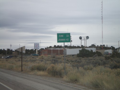 NM-602 South - Distance Marker