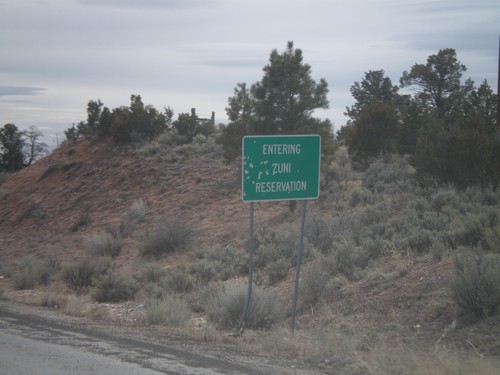 NM-602 South - Entering Zuni Reservation