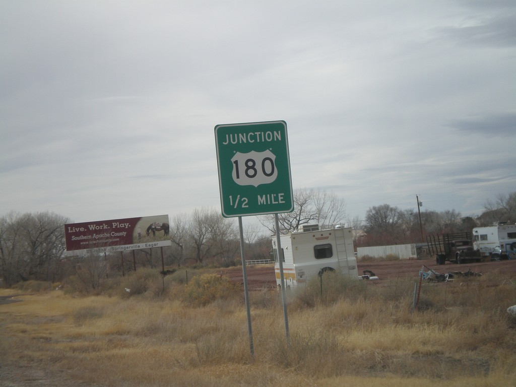 US-191 South/AZ-61 West Approaching US-180