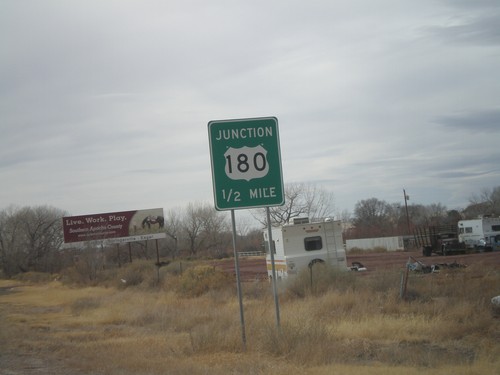 US-191 South/AZ-61 West Approaching US-180