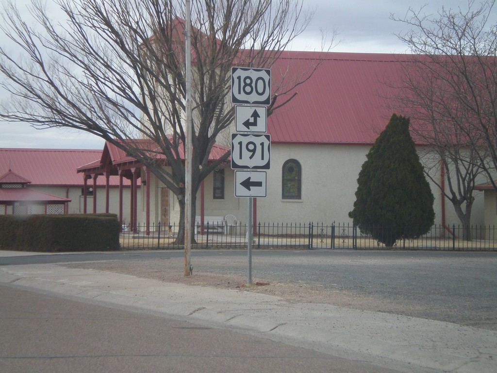 US-191 South/AZ-61 West at US-180