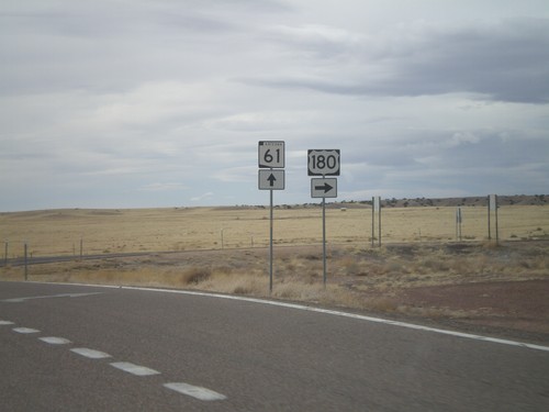 US-180 West/AZ-61 West at Split