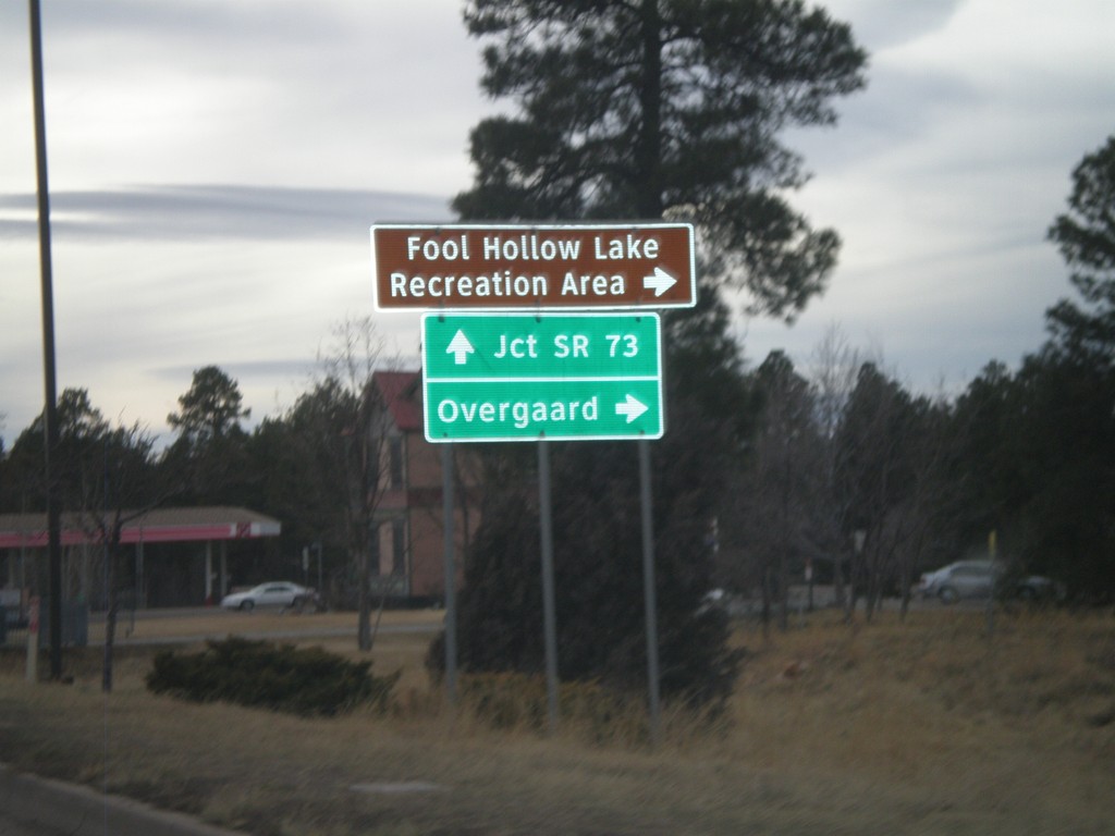 US-60/AZ-77/AZ-260 West at AZ-260