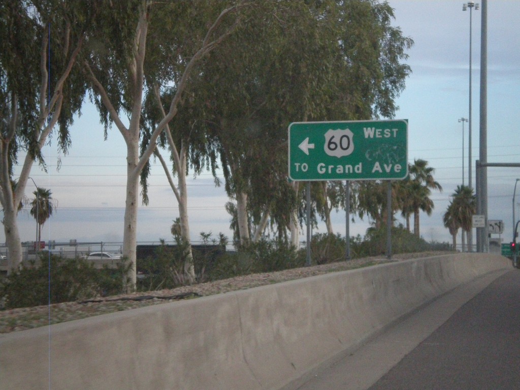 I-17 North - Exit 201 Offramp at US-60