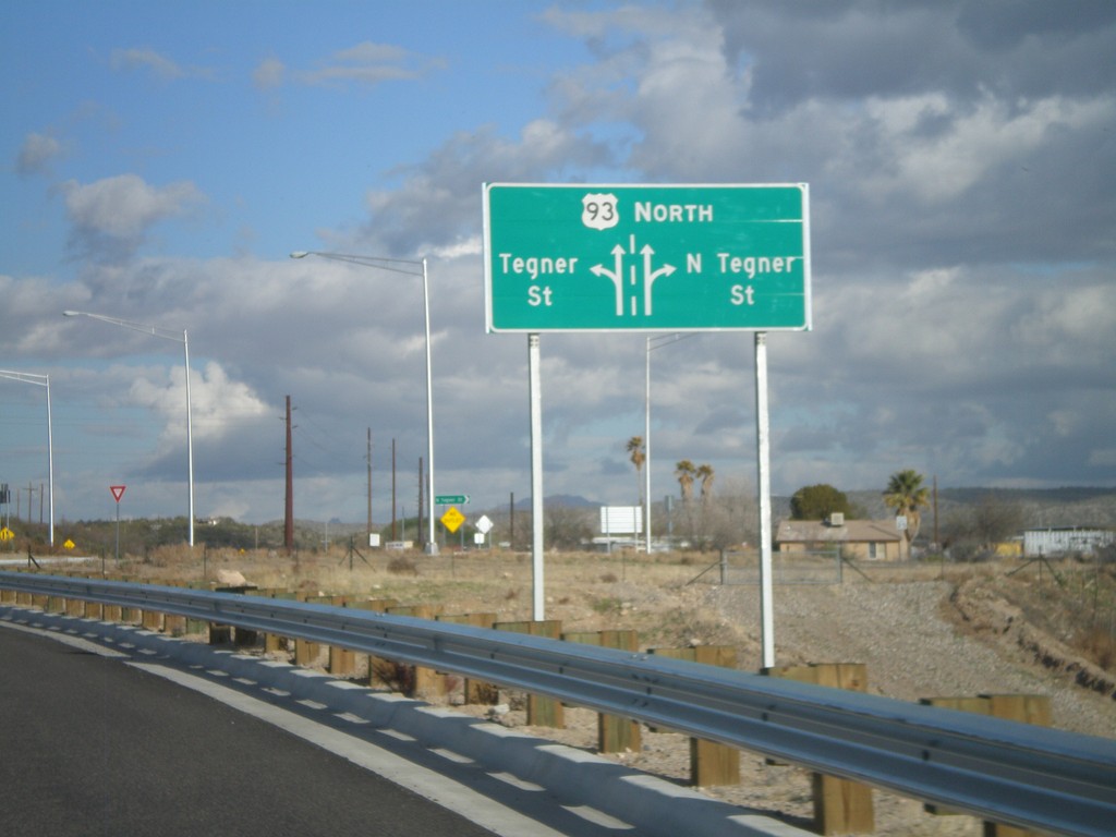 US-93 North - Tegner St. Roundabout