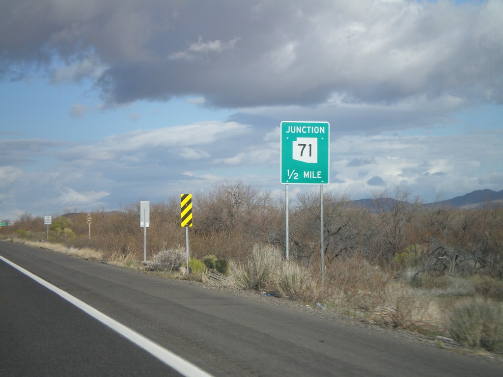 US-93 North Approaching AZ-71