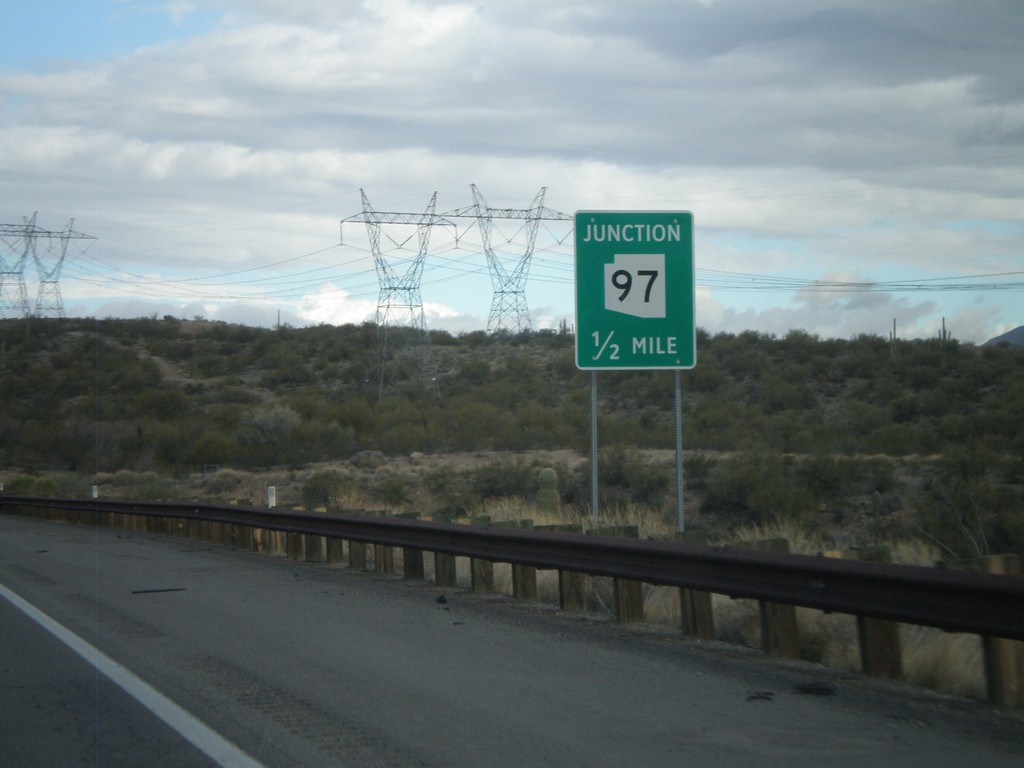 US-93 North Approaching AZ-97