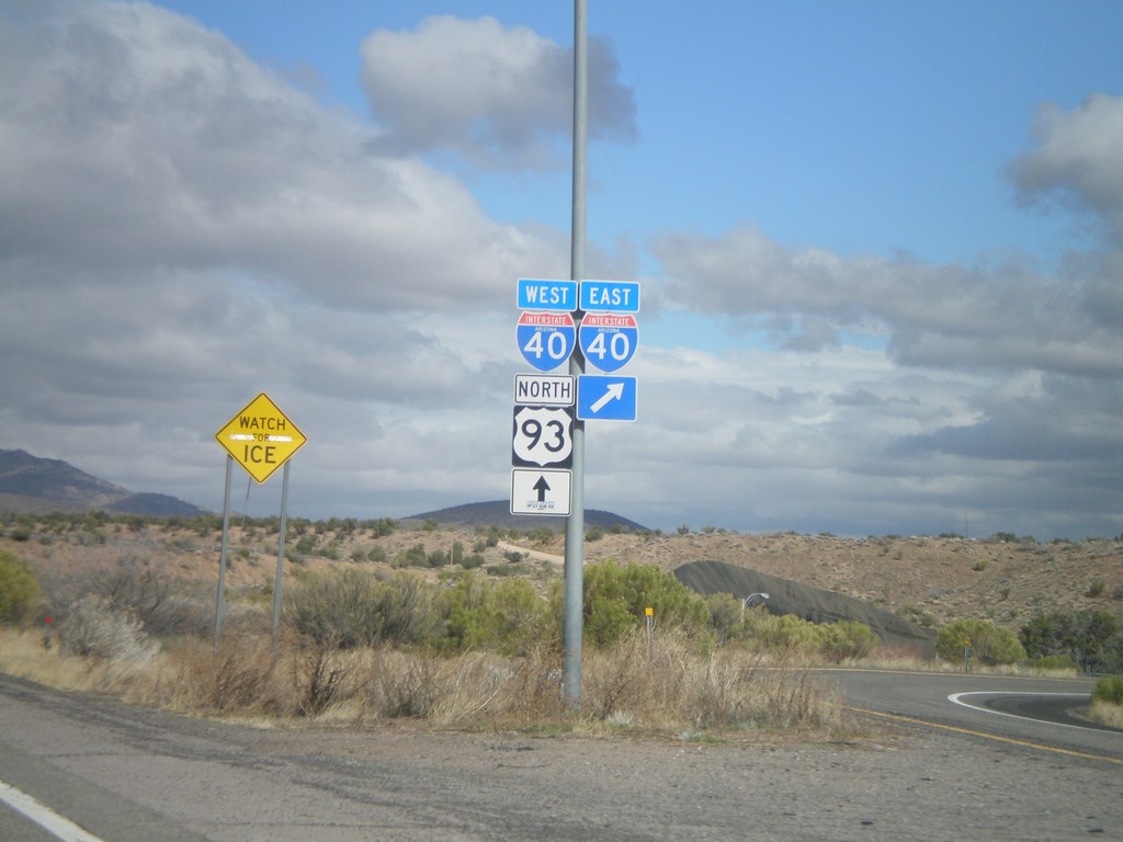 US-93 North at I-40