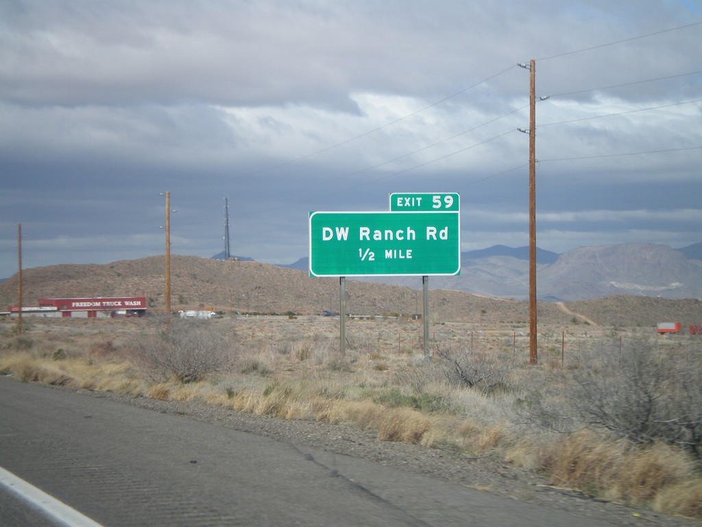 I-40 West Approaching Exit 59