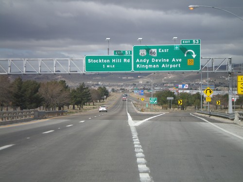 I-40 West - Exits 53 and 51