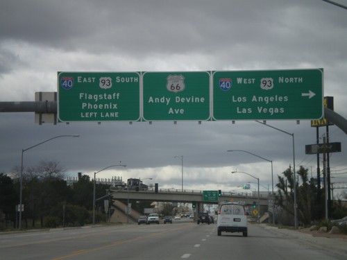 End AZ-66 West At I-40/US-93