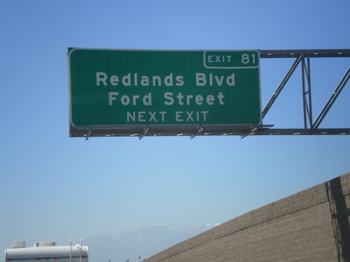 I-10 West Approaching Exit 82