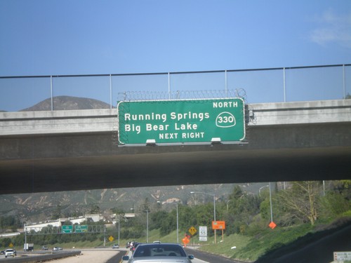 CA-210 West Approaching Exit 81