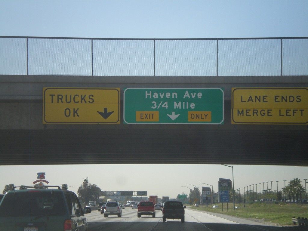 I-10 West Approaching Exit 56