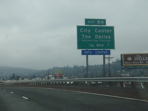 I-84 East Approaching Exit 84