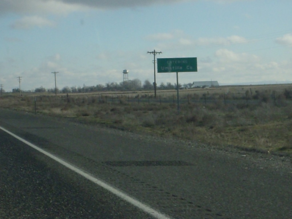 I-84 East - Entering Umatilla County