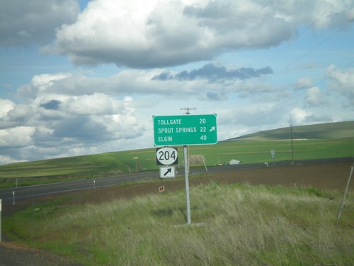 OR-204 East at Winn Road