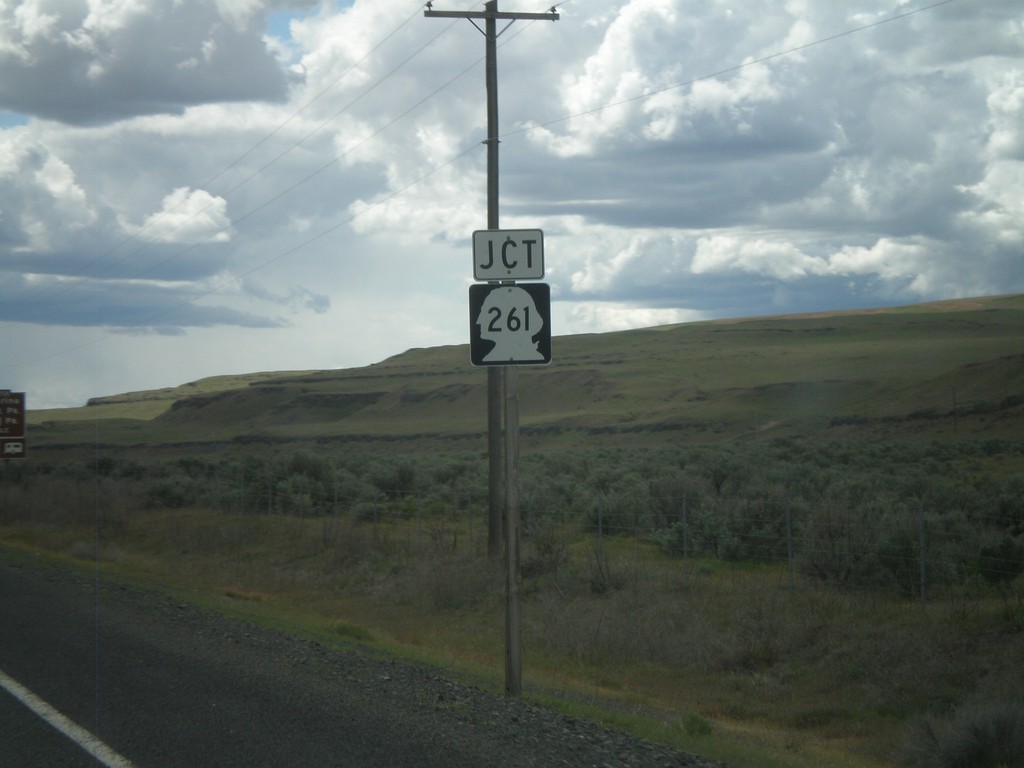 WA-260 West/WA-261 South Approaching WA-261