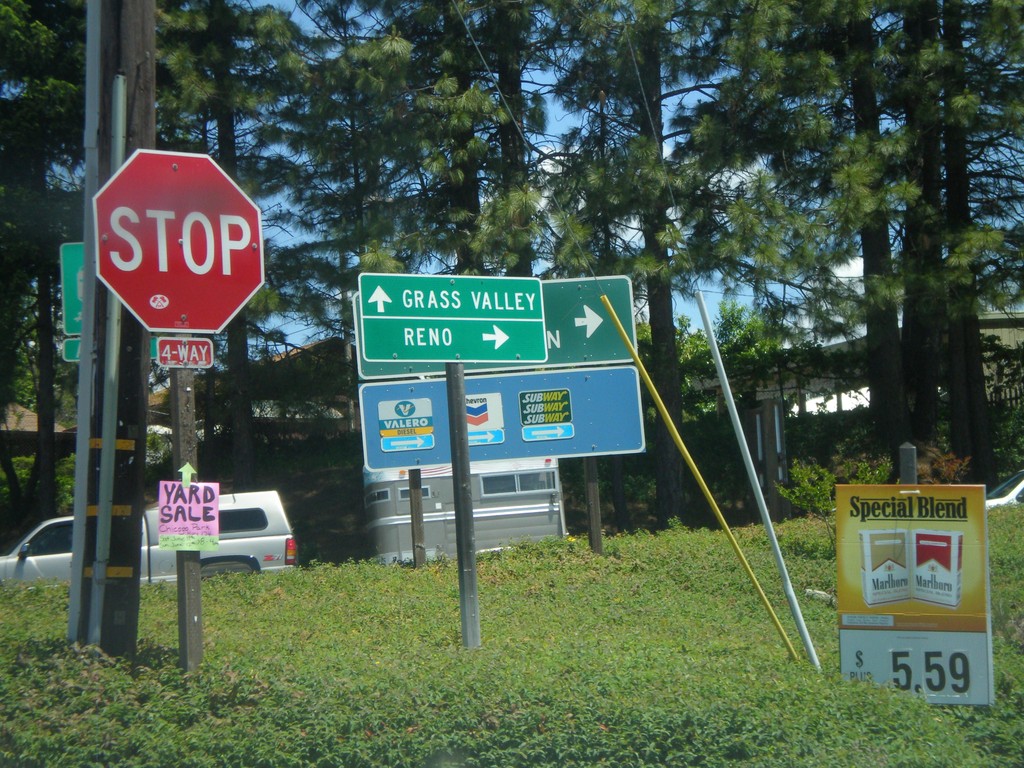 S. Auburn St. at I-80 Onramp and CA-174 Jct.