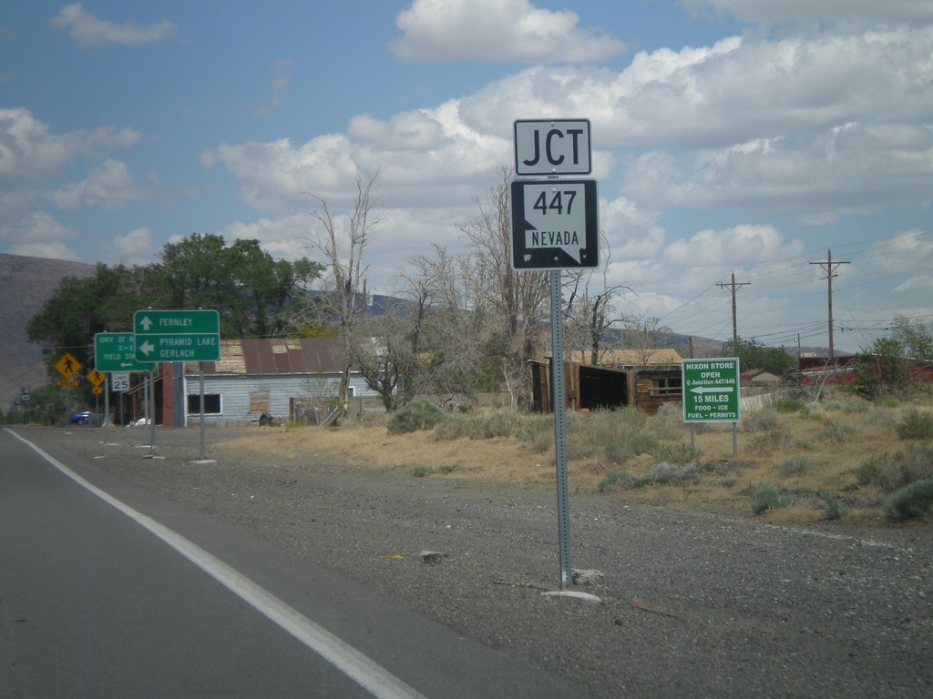 NV-427 East Approaching NV-447