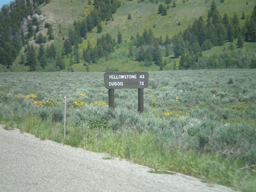 US-26 East/US-191 North - Distance Marker