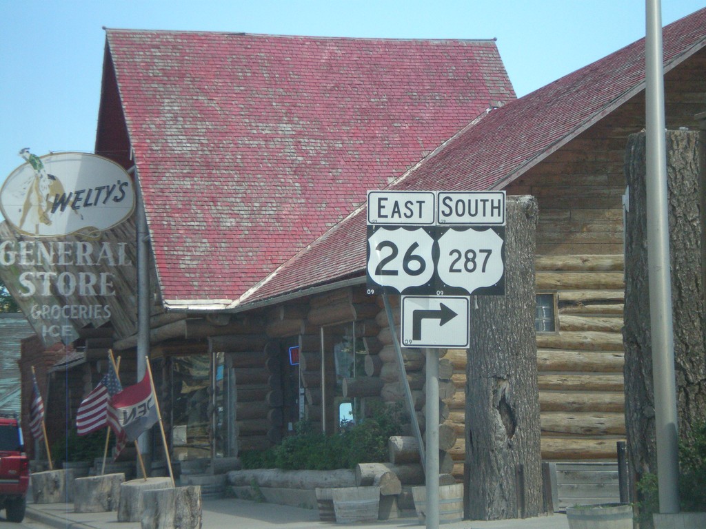 US-287 South/US-26 East - Dubois