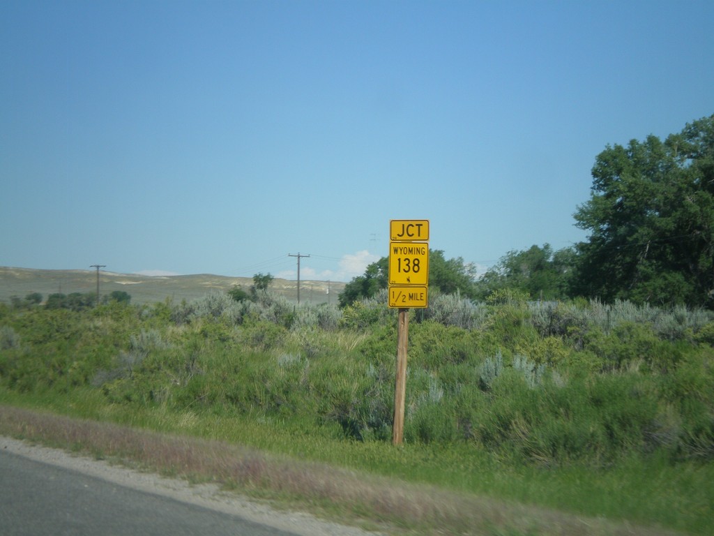 WY-789 North Approaching WY-138