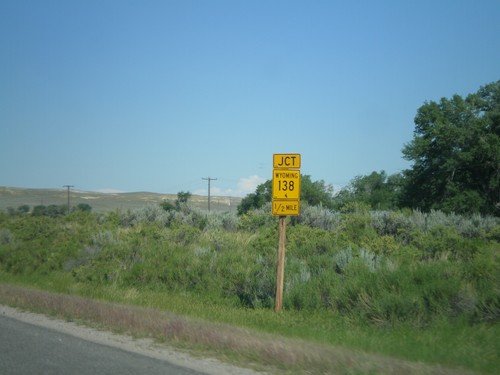 WY-789 North Approaching WY-138