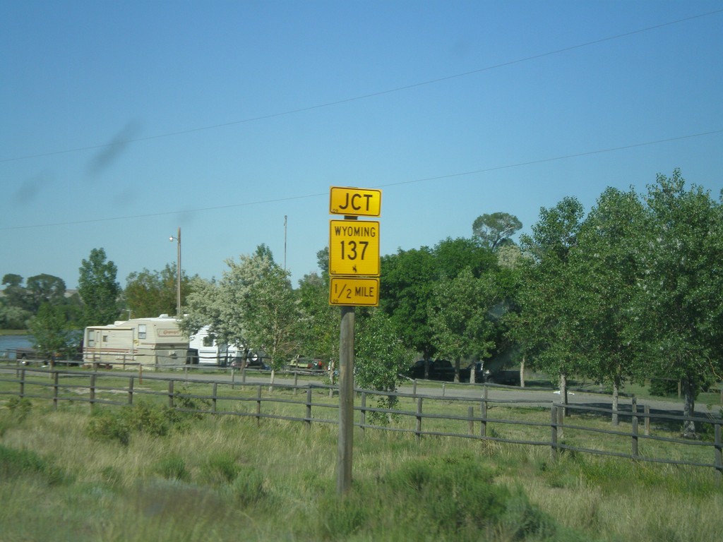 WY-789 North Approaching WY-137