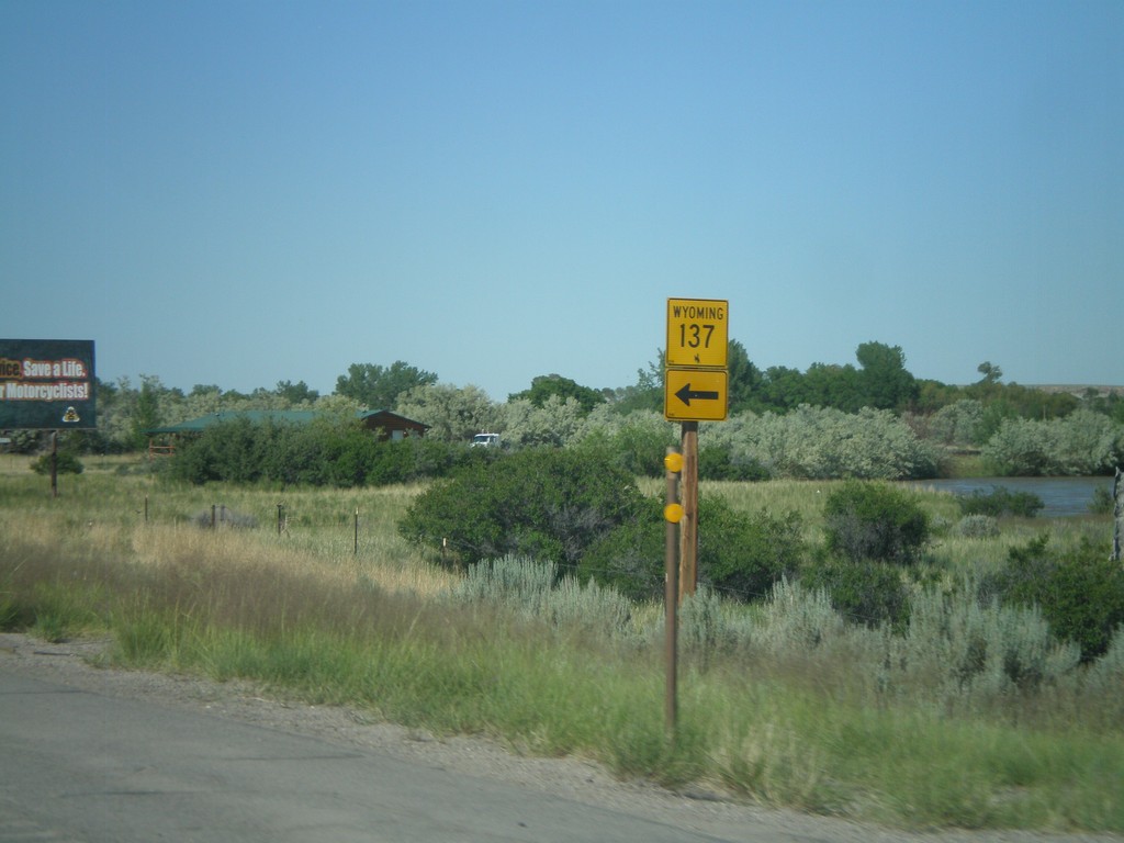 WY-789 North Approaching WY-137