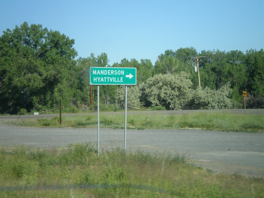 US-16/US-20 West/WY-789 North at WY-31