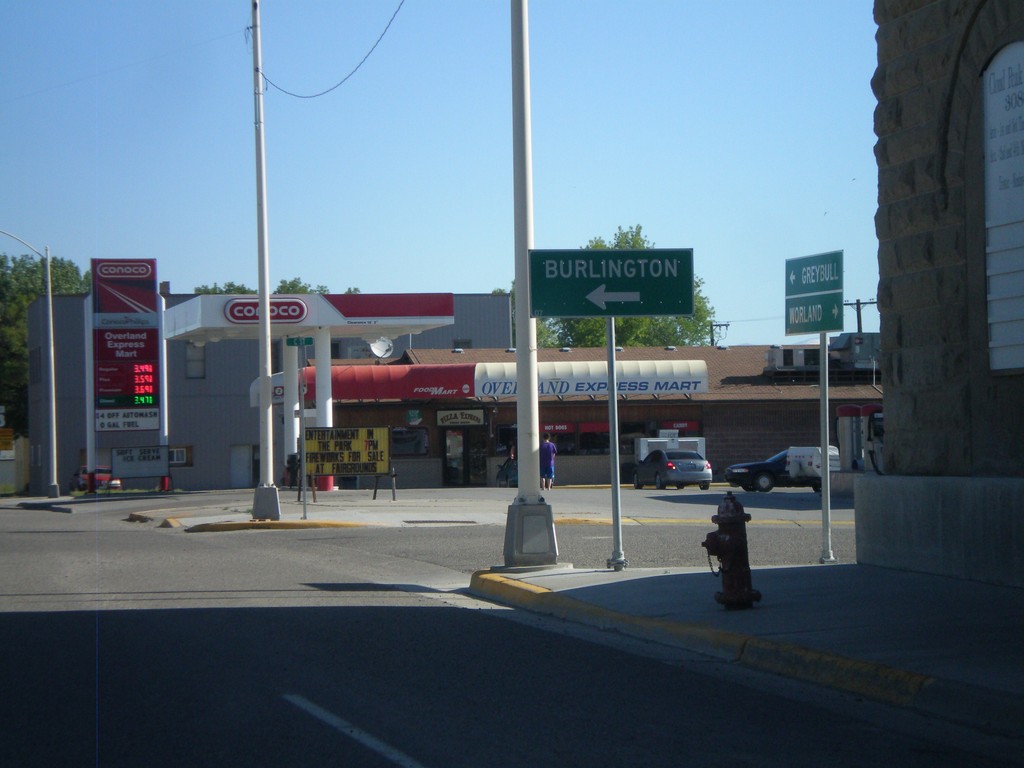 US-16/US-20 West/WY-789 North at WY-30