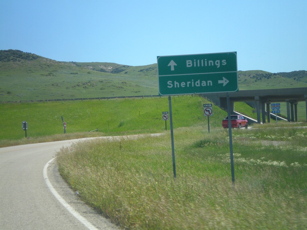 Approaching I-90 (Exit 549)