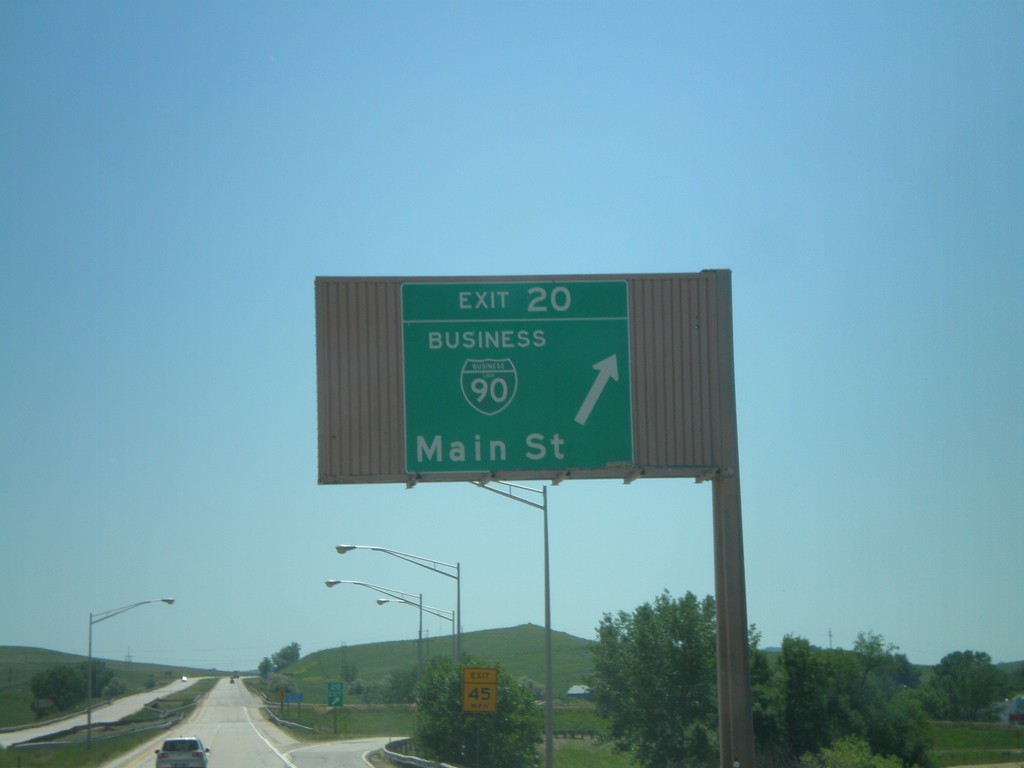 I-90 East - Exit 20