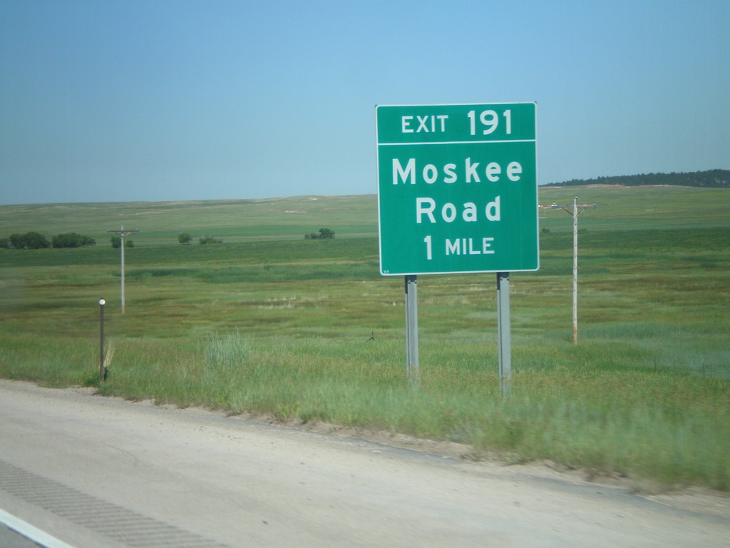 I-90 East - Exit 191