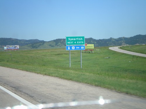 I-90/US-14 East - Spearfish Exits