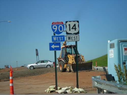 I-90/US-14 West Onramp