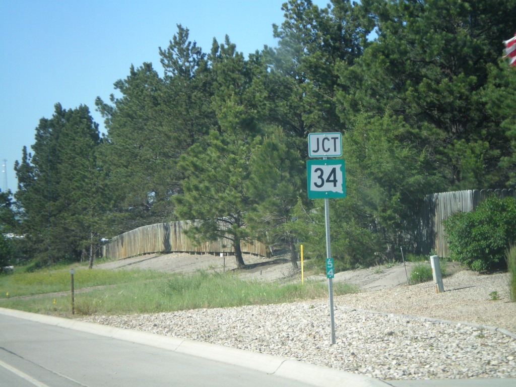 US-85 North Approaching SD-34