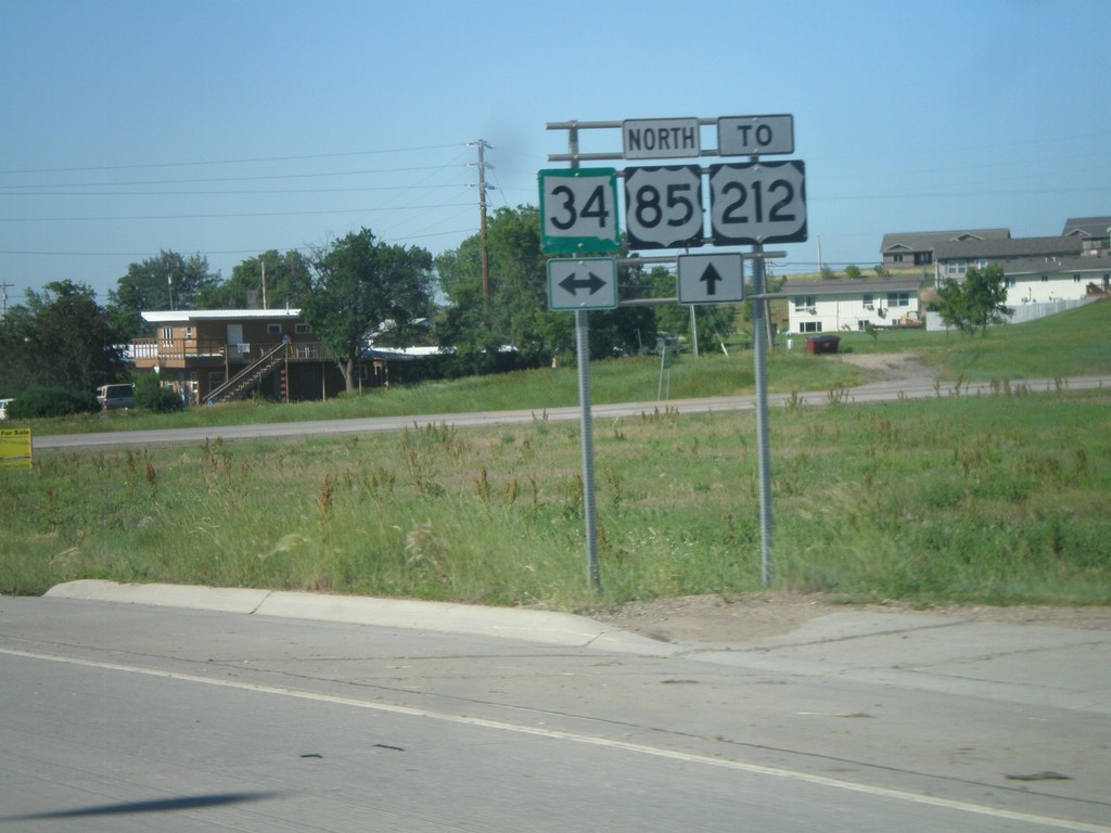 US-85 North at SD-34