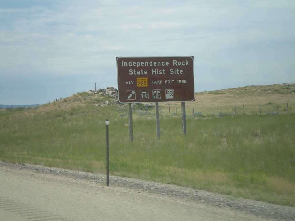 I-25 South - Independence Rock State Historic Site