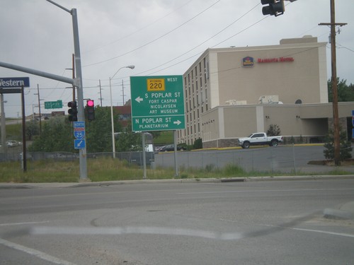 I-25 North Exit 188B at WY-220