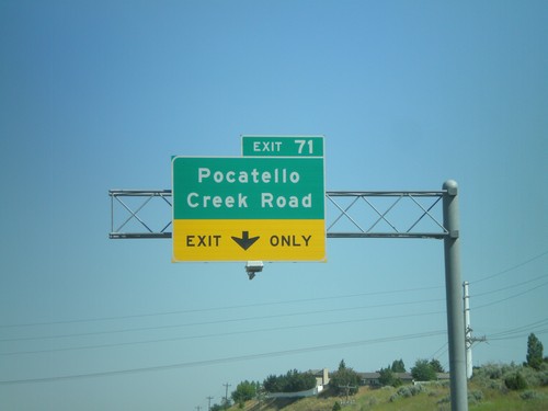 I-15 North Approaching Exit 71