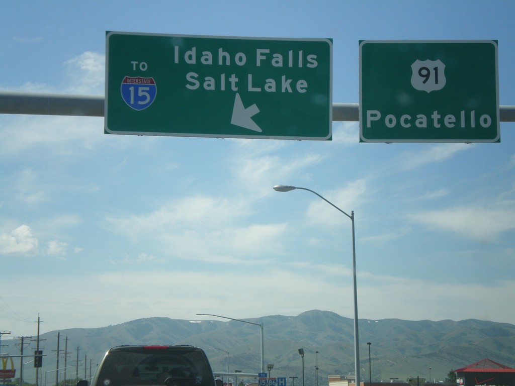 US-91 South at I-86 East (To I-15)