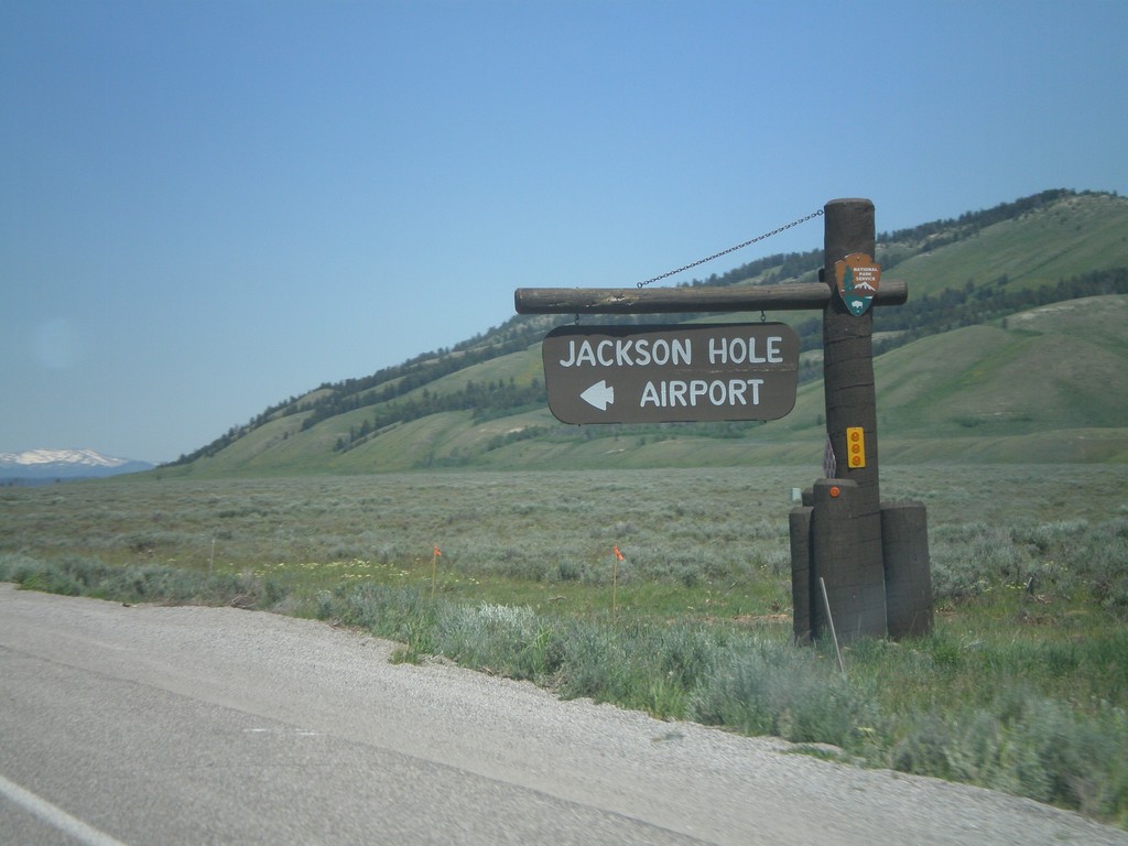 US-26 East/US-191 North at Jackson Hole Airport