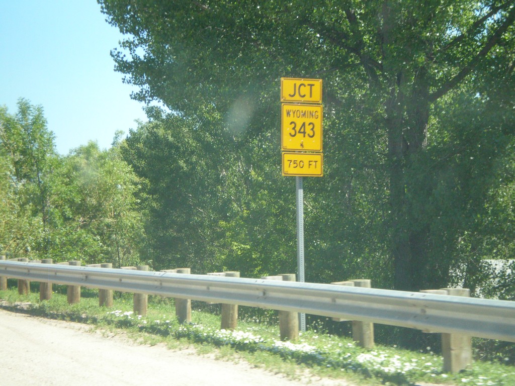 US-14 East Approaching WY-343