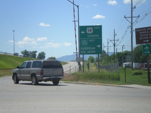 I-90 East Exit 25 Offramp at US-14/BL-90